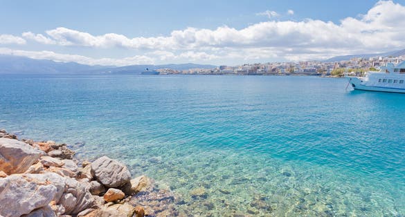 Photo of coast of Agios Nikolaos.