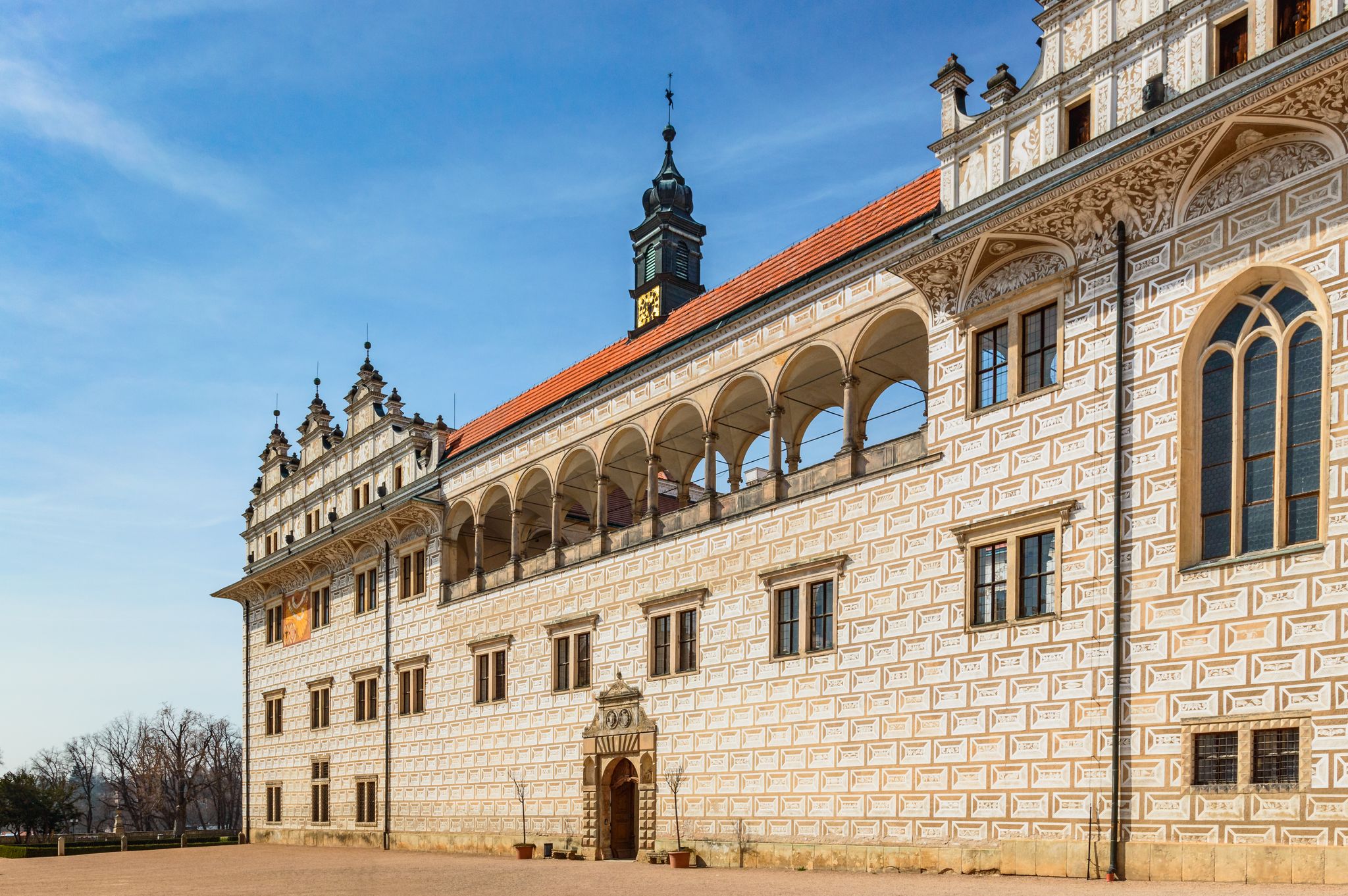 Photo of Litomysl (Litomyšl) castle, Czech Republic.