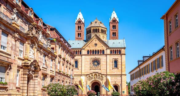 Photo of old city of Speyer, Germany.