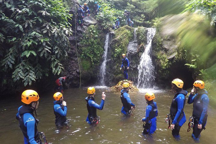 Canyoning in the Ribeira dos Caldeirōes Natural Park