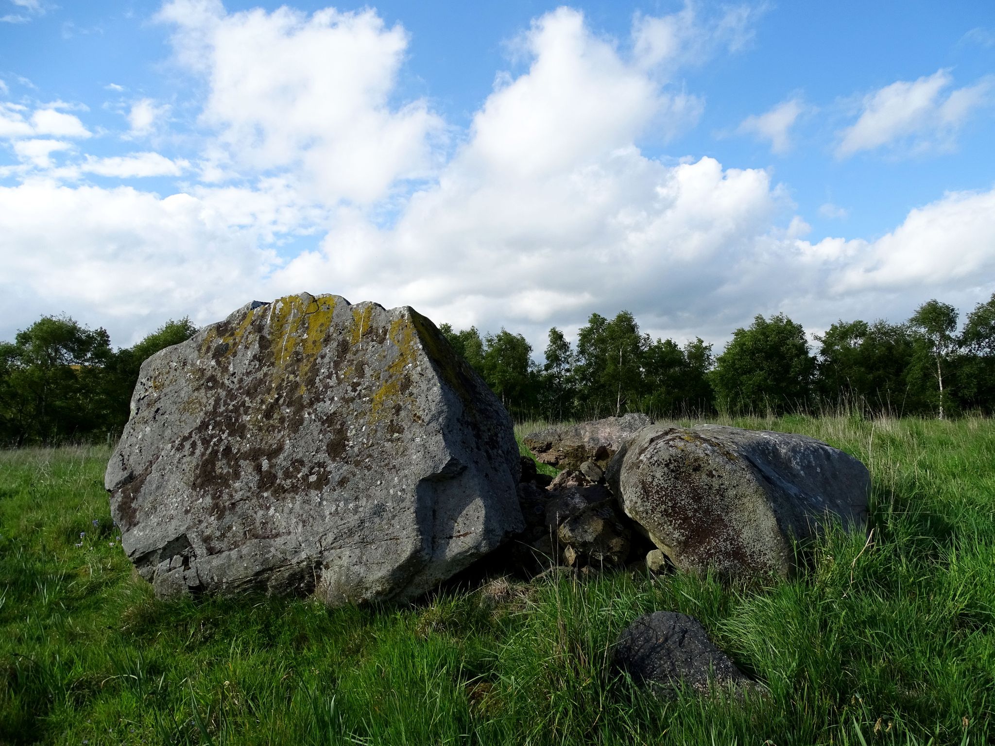 Devil's stone or Velnio akmuo - a heritage object in Druskininkai, Švendubrė