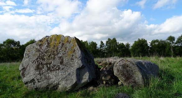 Devil's stone or Velnio akmuo - a heritage object in Druskininkai, Švendubrė