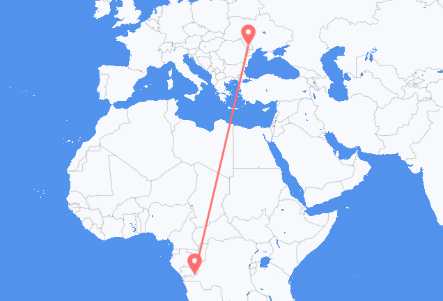 Kinshasa à Chișinău