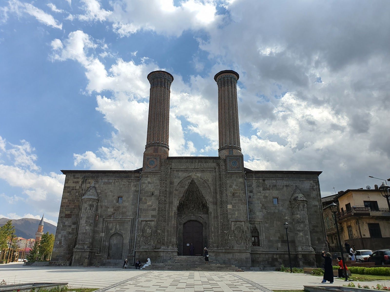 Çifte Minareli Medrese, Rabia Ana Mahallesi, Yakutiye, Erzurum, Eastern Anatolia Region, Turkey