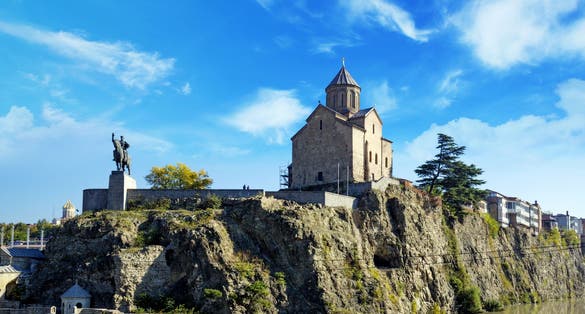 photo of Tbilisi, Georgia The Sioni Cathedral of the Dormition in Tbilisi, Georgia.