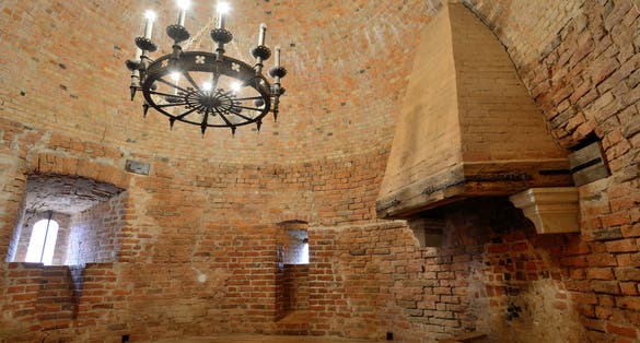 photo of interior or turaida castle in Sigulda, Latvia.