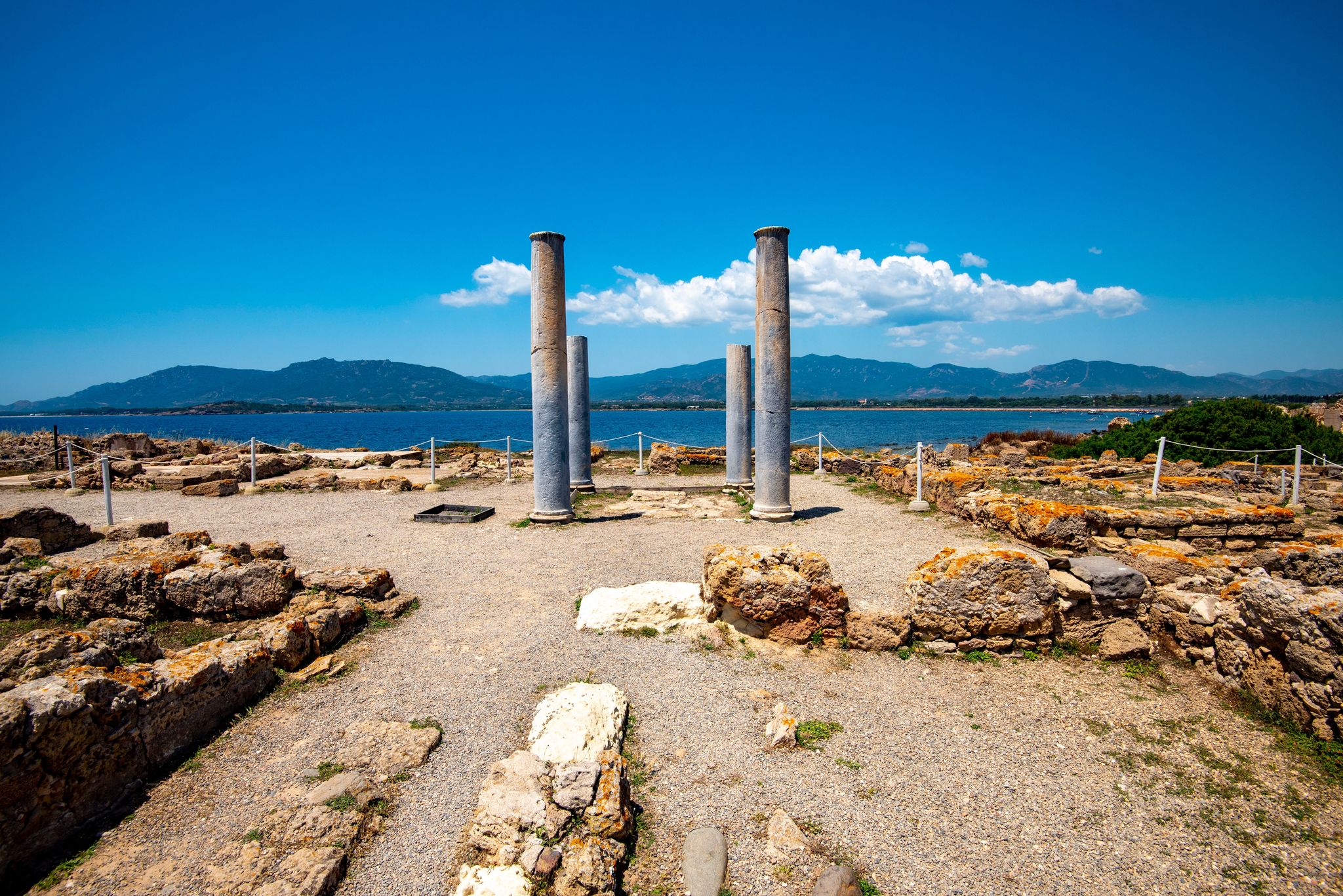 Photo of majestic aerial view of famous European city of Pula and arena of roman time, Istria county, Croatia.