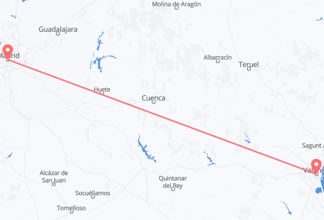 Cheap Flights from Valencia to Madrid – Low Fares & Wide Selection