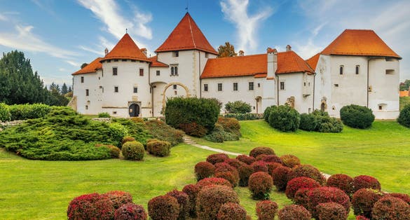 Old castle in Varazdin, northern Croatia. Stari grad.