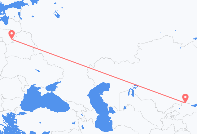 ビシュケク ヴィルニュスへ