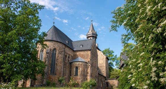 Photo of parish church St. Peter and Paul (Frankenberger Kirche) Goslar Lower Saxony (in german Niedersachsen) Germany.