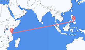 Dar es Salaam to Panglao