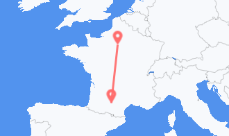 Train tickets from Massy to Toulouse