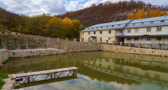 Photo of Călărășeuca monastery, Moldova.