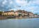 Photo of panorama of the waterfront of Malahide, with beautiful seafront homes. Malahide is an affluent coastal settlement, County Dublin, Ireland.