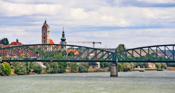 Krems an der Donau in the federal state of Lower Austria, Wachau Valley, Austria (Osterreich)