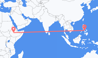 Addis Ababa to Roxas