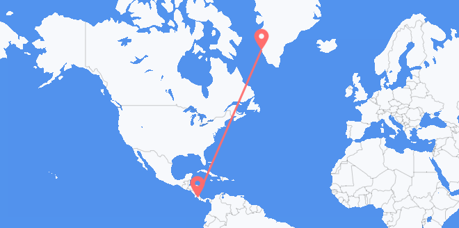 Costa Rica a Groenlandia