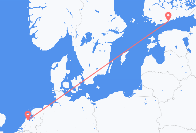 Helsinki to Amsterdam