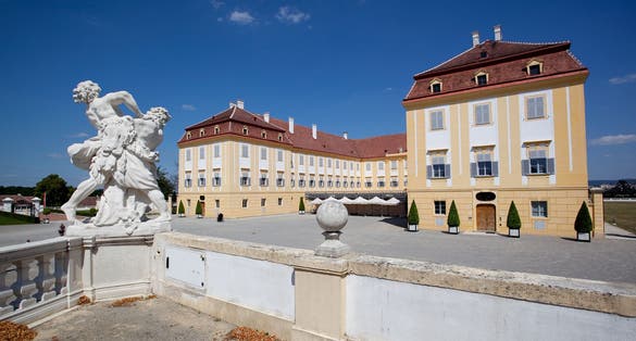 photo of view of Schloss Hof, Austria.