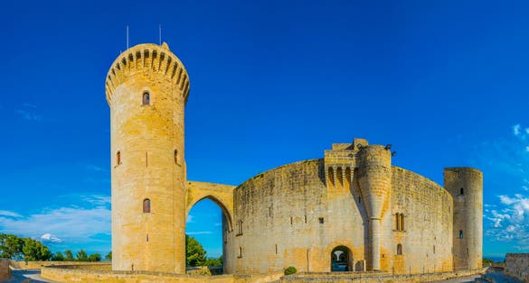 photo of Castell de Bellver at Palma de Mallorca, Spain.