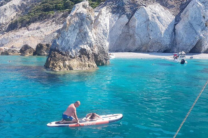 Day sailing Skiathos Skopelos with lunch on Rainbow yacht 