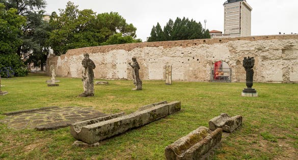Scrovegni Chapel in Padua, Italy in summertime.