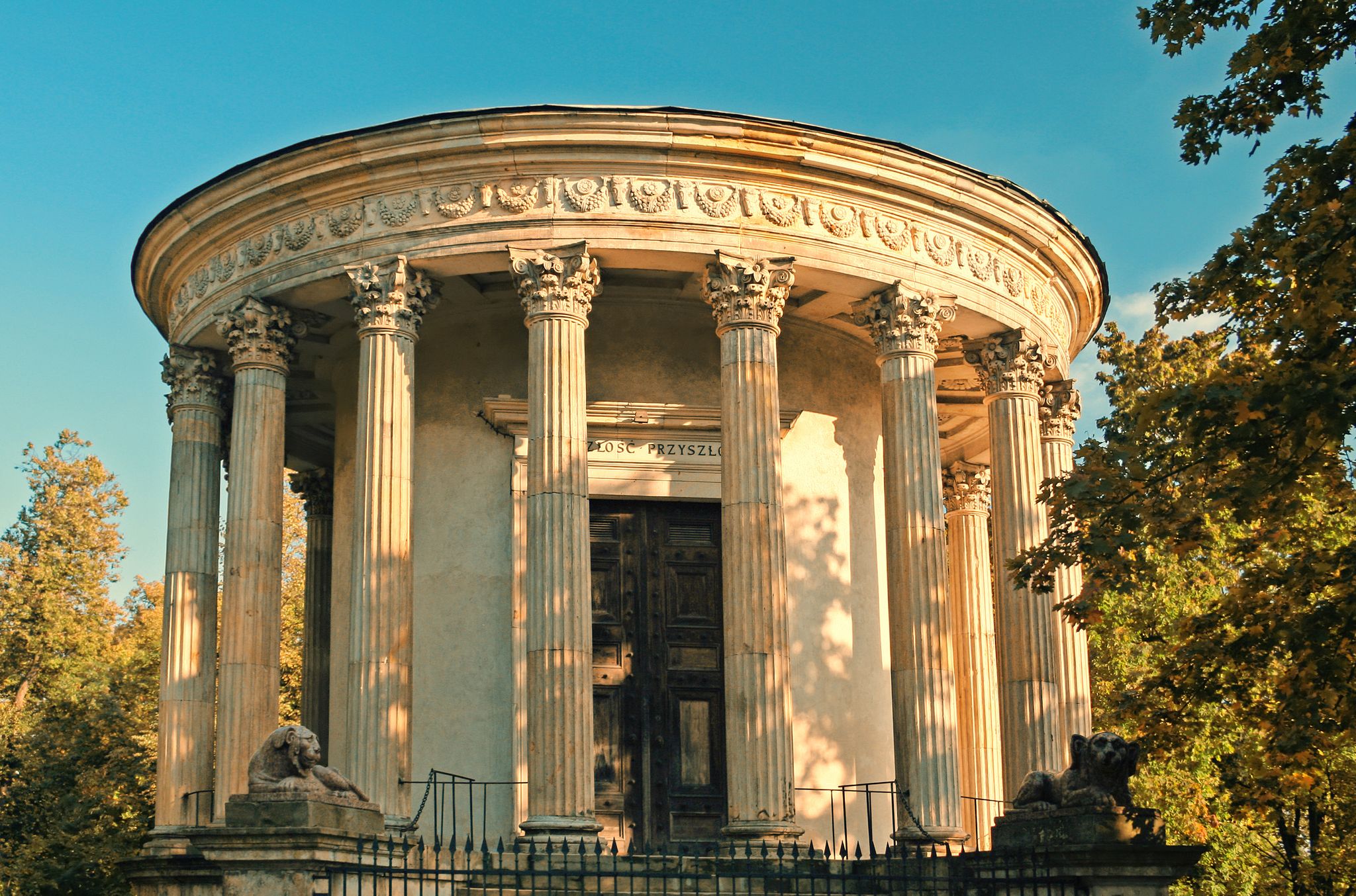 Temple of the Sibyl, called Temple of Memory. Pulawy. Poland