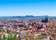 Photo of panoramic view of the city of Clermont-Ferrand with its cathedral, France.