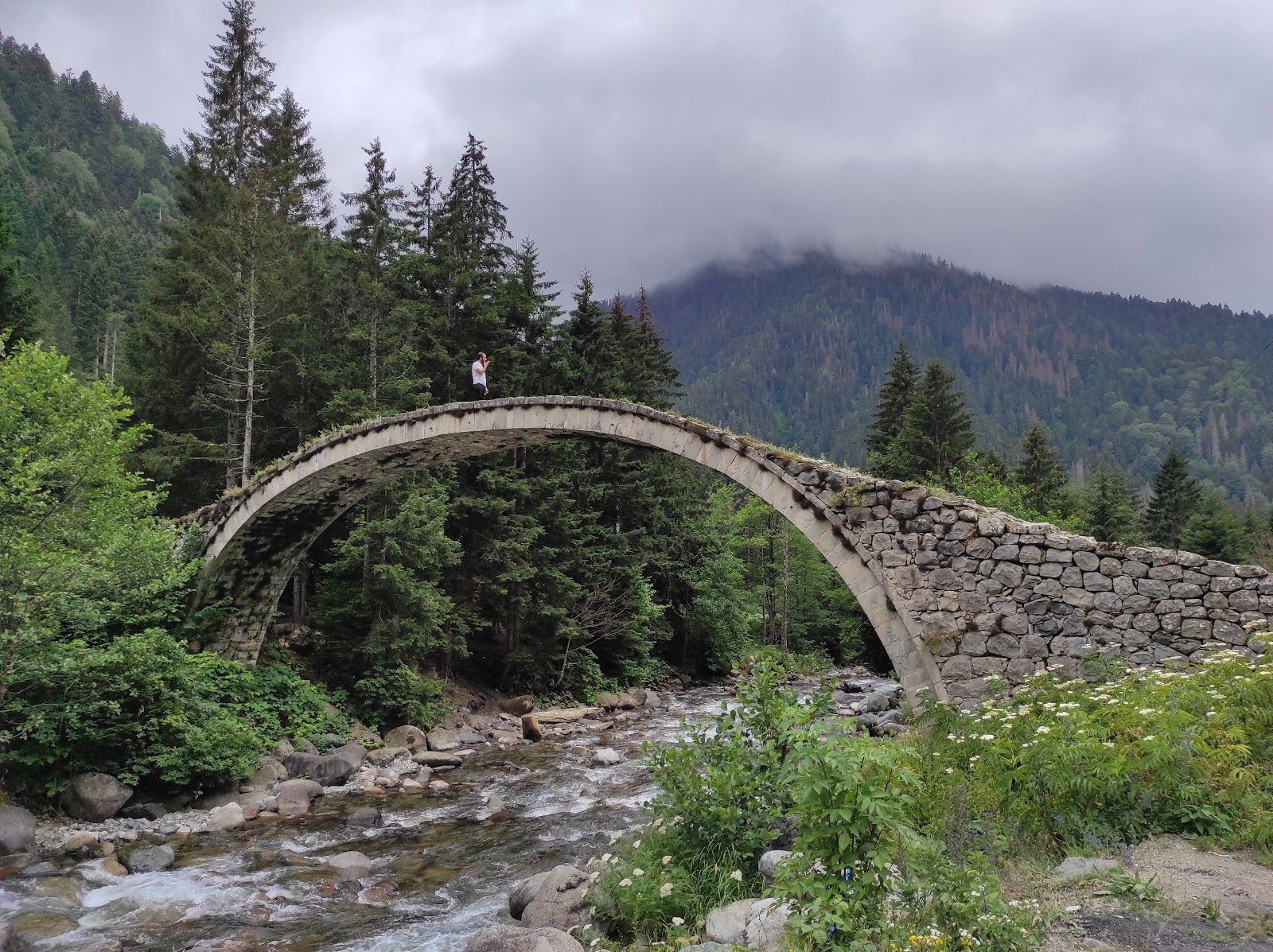 Çilanç Köprüsü, Çamlıhemşin, Rize, Black Sea Region, Turkey