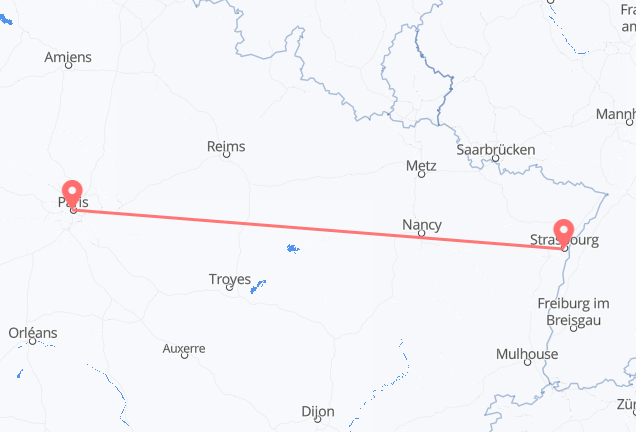 Cheap Flights from Strasbourg to Paris – Lowest Fares & Maximum Choice