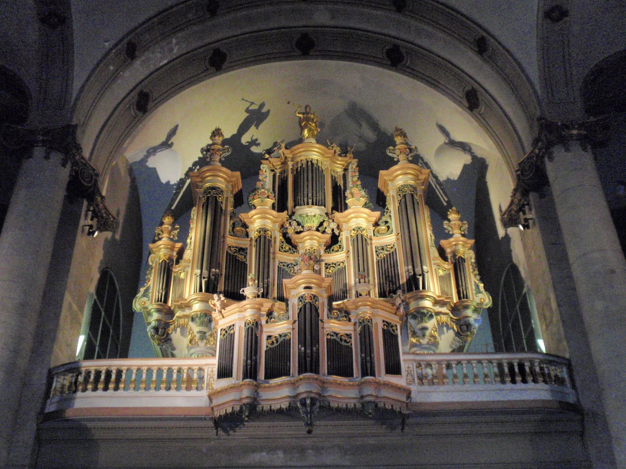 The organ buffet of Saint-Maximin