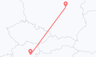 Train tickets from Mürzzuschlag to Warsaw