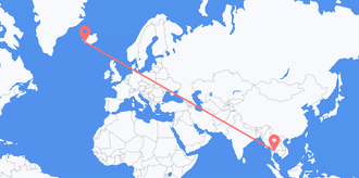 Thailand to Iceland