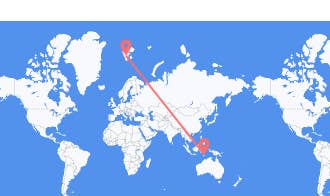 东帝汶 飞往斯瓦尔巴群岛和扬马延岛