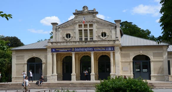 Kiosque Bosc, one of the concrete buildings of Montpellier