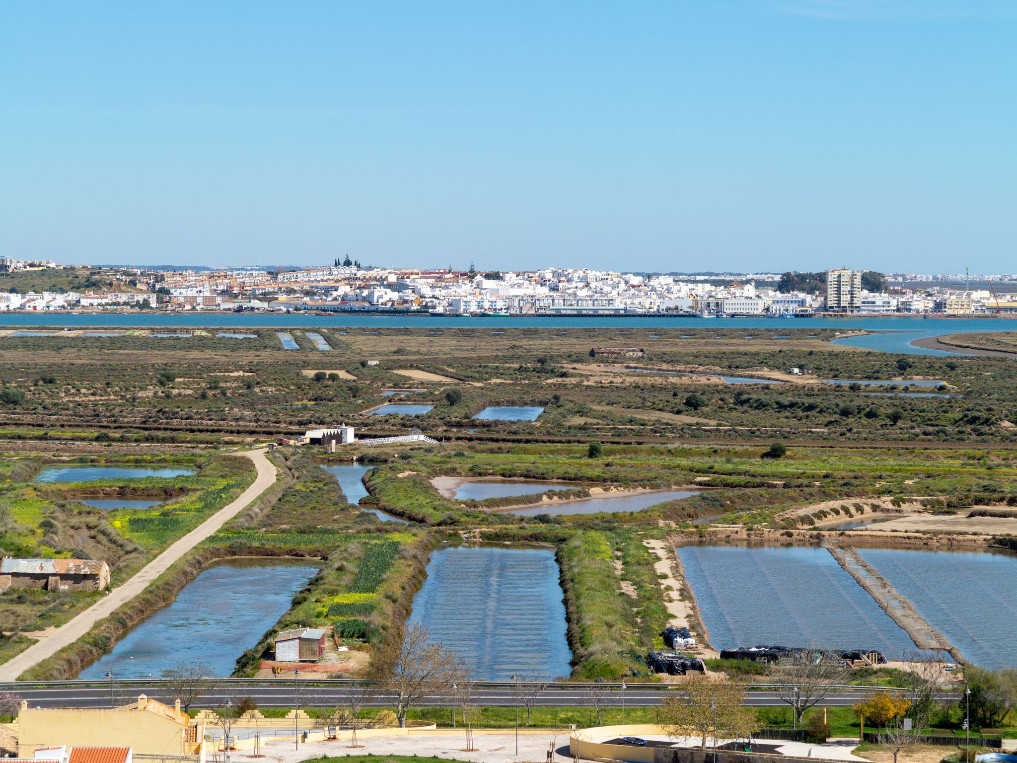 Photo of Border between Portugal and Spain. Vila Real de Santo António and Ayamonte.