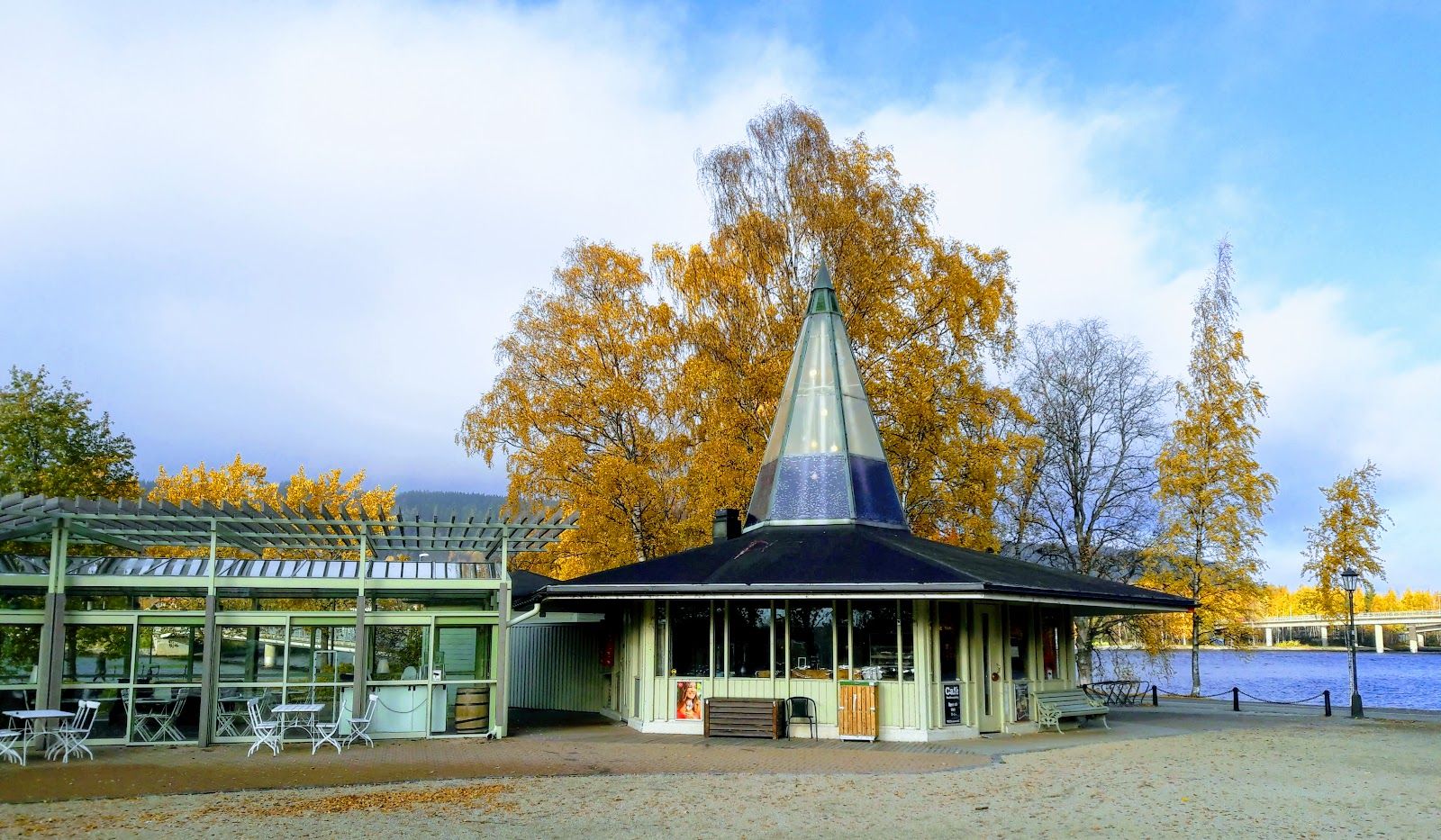 photo of Badhusparken cafe in Östersund, Sweden.