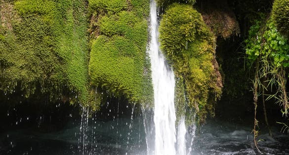 Photo of Small waterfall near a location called Vadu Crisului , Romania .