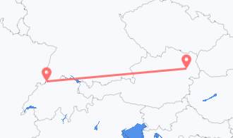 Train tickets from Gemeinde Mödling to Basel