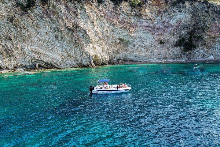 Saranda:Boat Tour to Kakome,Hidden Cave & Beaches,with snorkell.