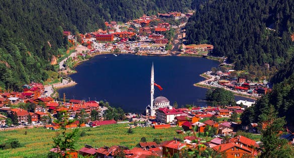 Photo of Mountain village of Uzungol in Trabzon, Turkey.