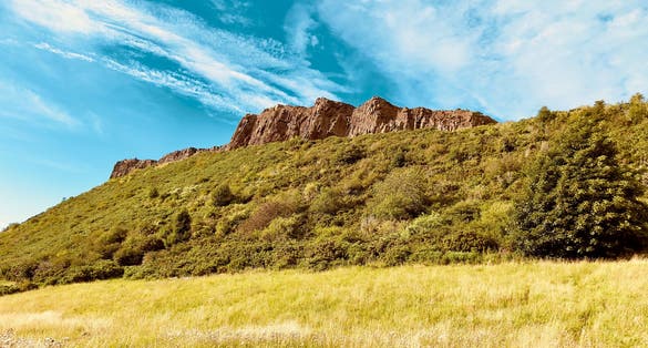 Scottish nature Holyrood Park Edinburgh