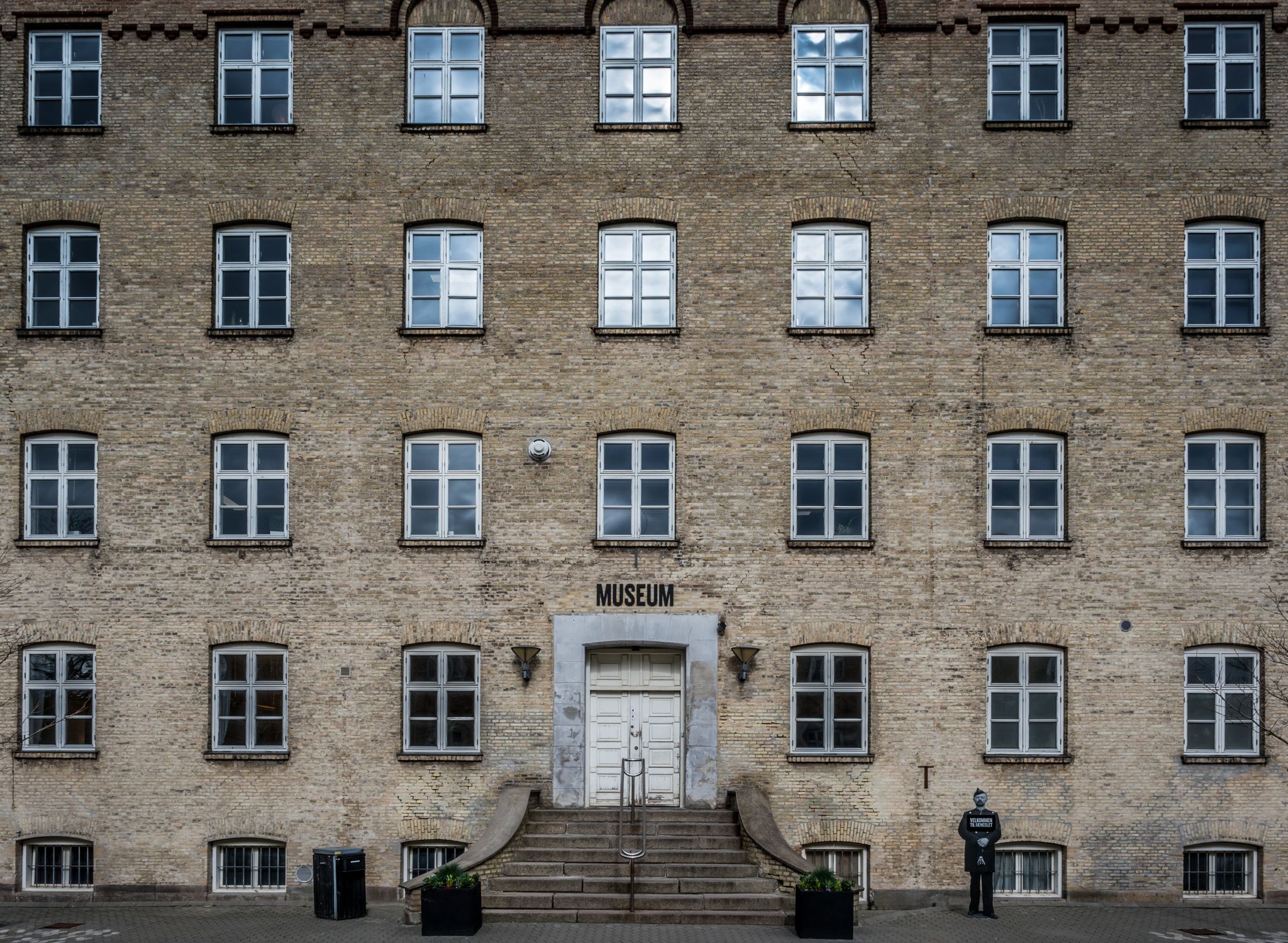 Photo of the details of Fængslet the old historical Horsens State Prison, Denmark.