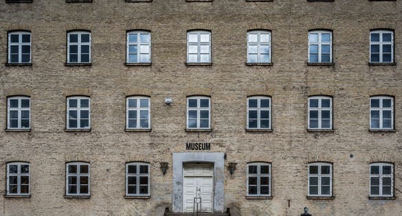 Photo of the details of Fængslet the old historical Horsens State Prison, Denmark.