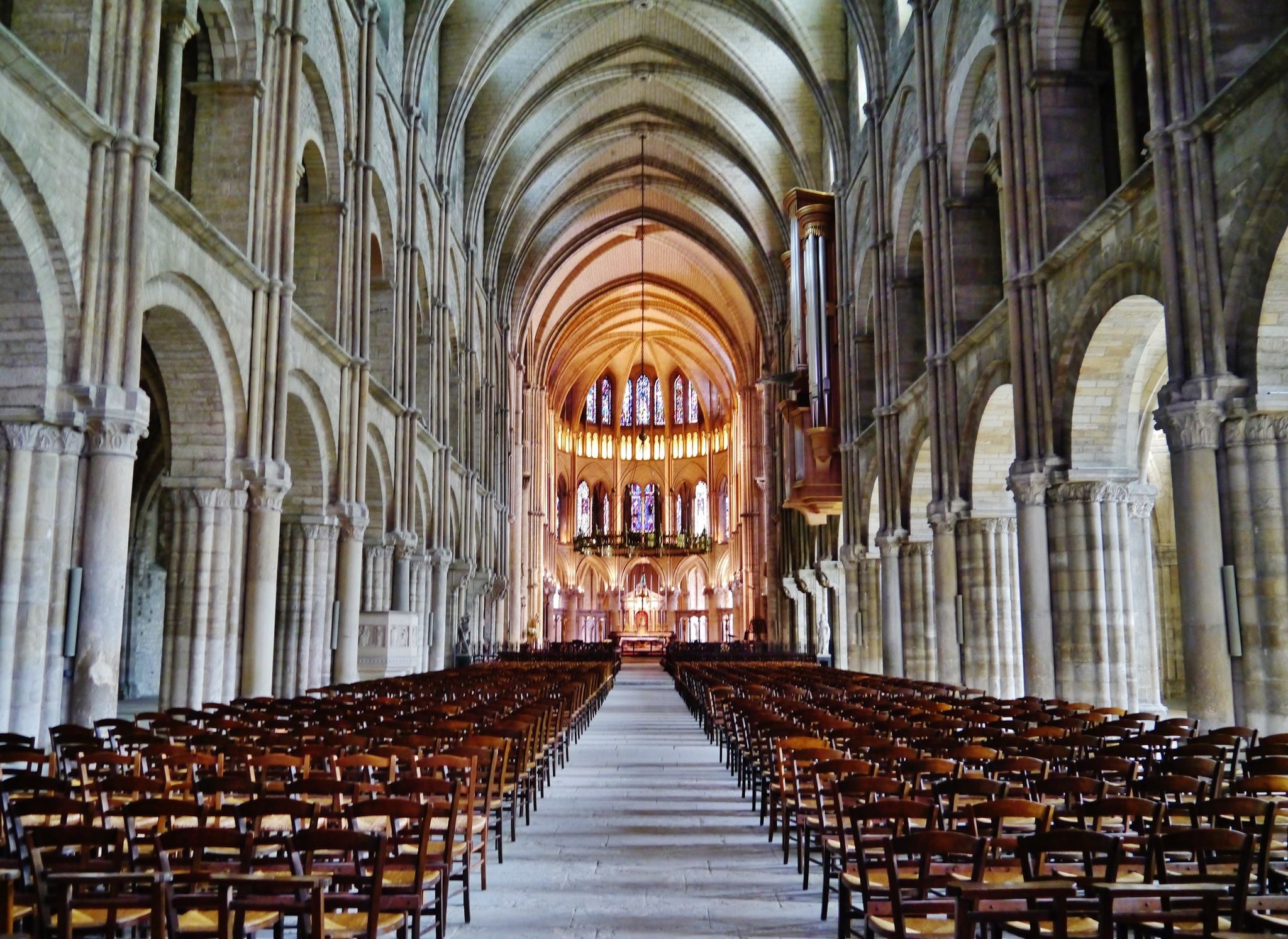 Nave of the Basilica of St. Remigius, Reims,