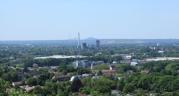 photo of view of Tippelsberg, Bochum, Germany.