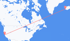 San Francisco to Reykjavik