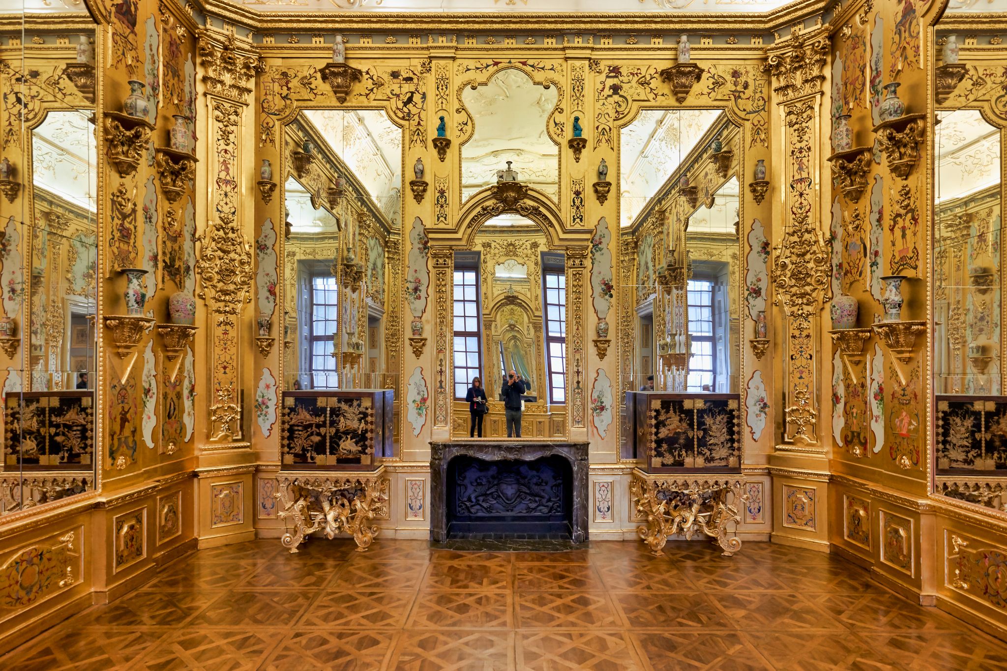 Photo of the interior of Belvedere Museum, Vienna, Austria.