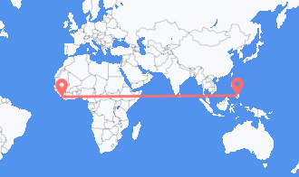 Monrovia to Davao City